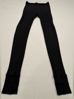 SKIMS Black Ribbed Leggings